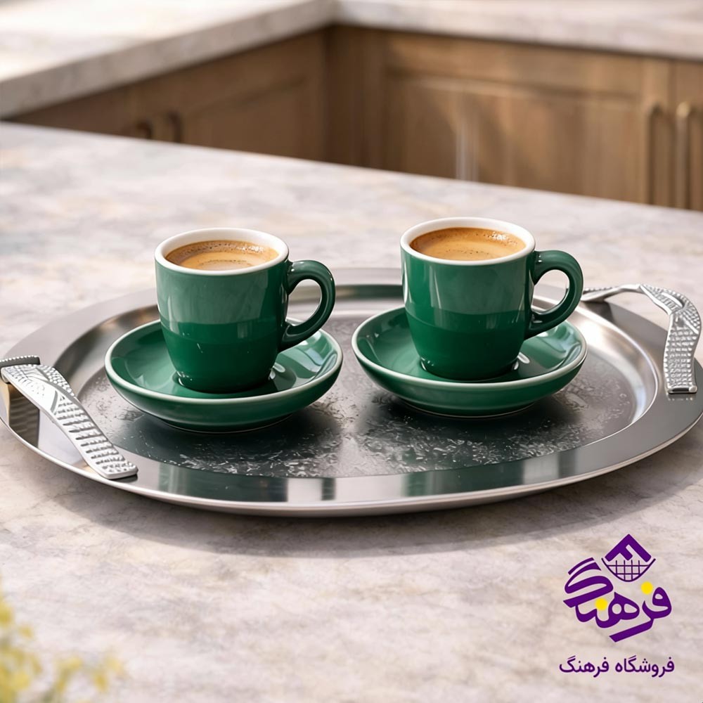 سينی بيضی منتیا دسته گندمی زاماک 1534