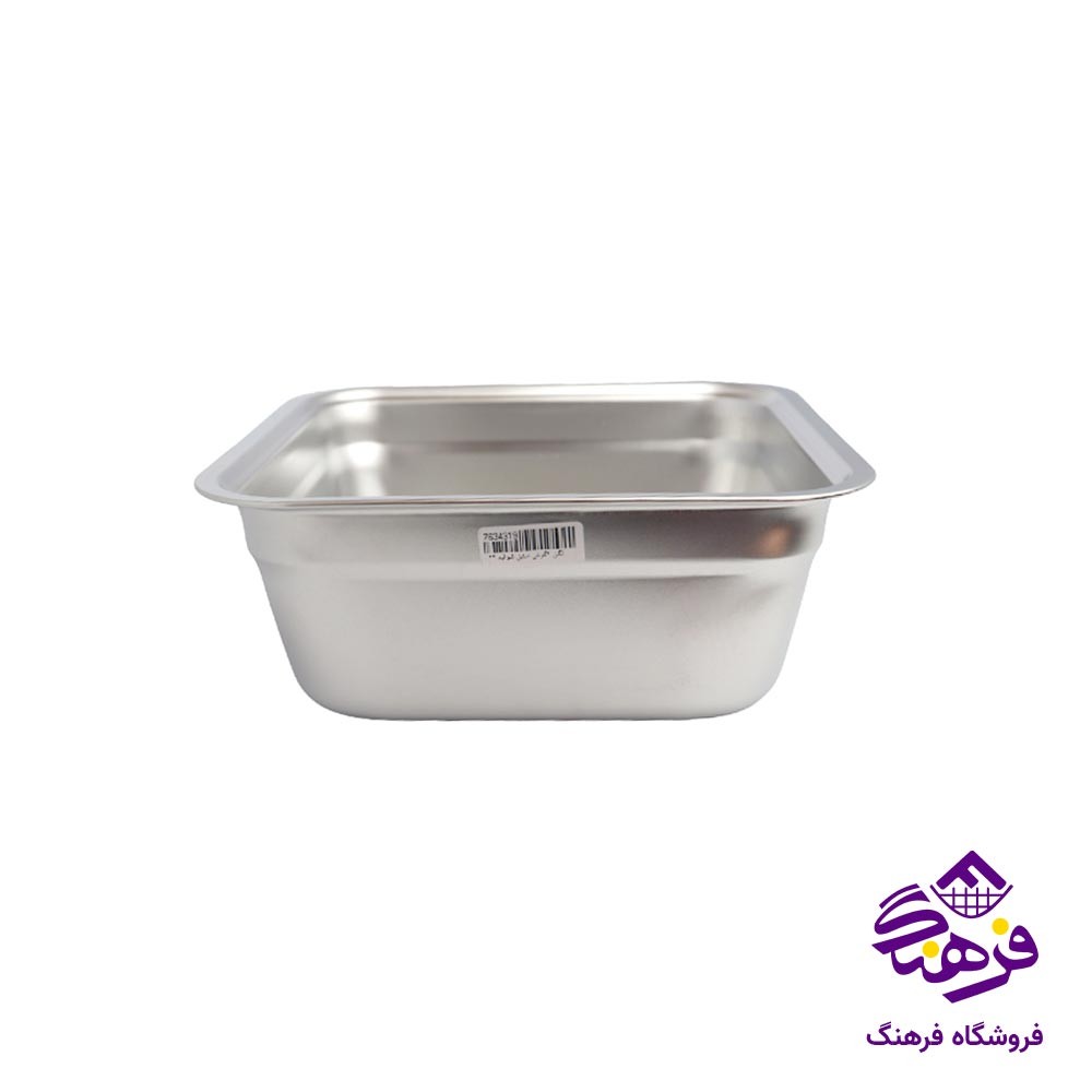 لگن 4 گوش استیل شوالیه سایز 22