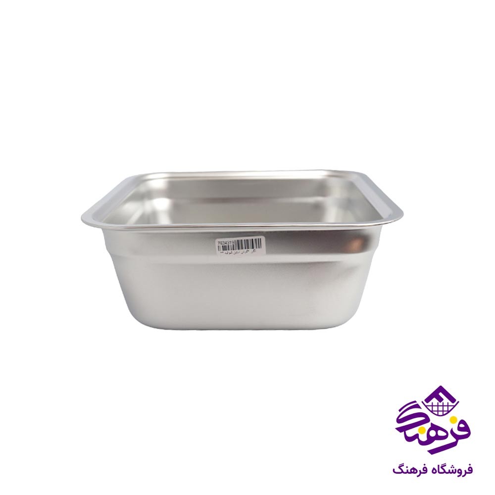 لگن 4 گوش استیل شوالیه سایز 24