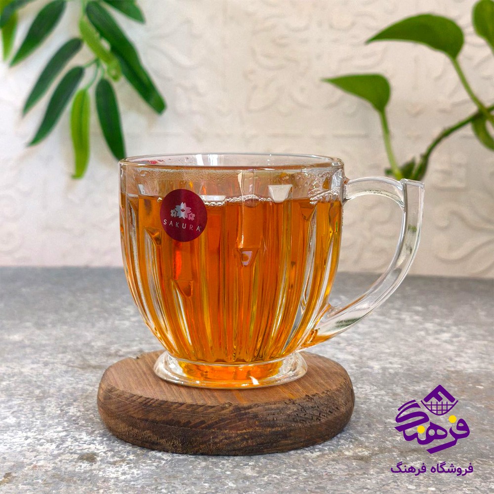 فنجان دسته دار نوری تازه مدل پیانو (6 عددی)