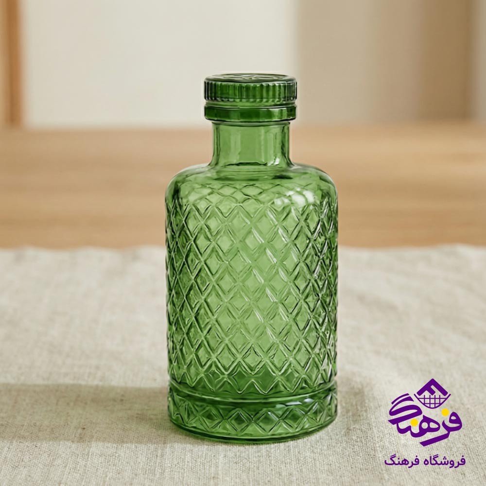 جام بلور کاوه مدل تورین ارت نیو سبز 