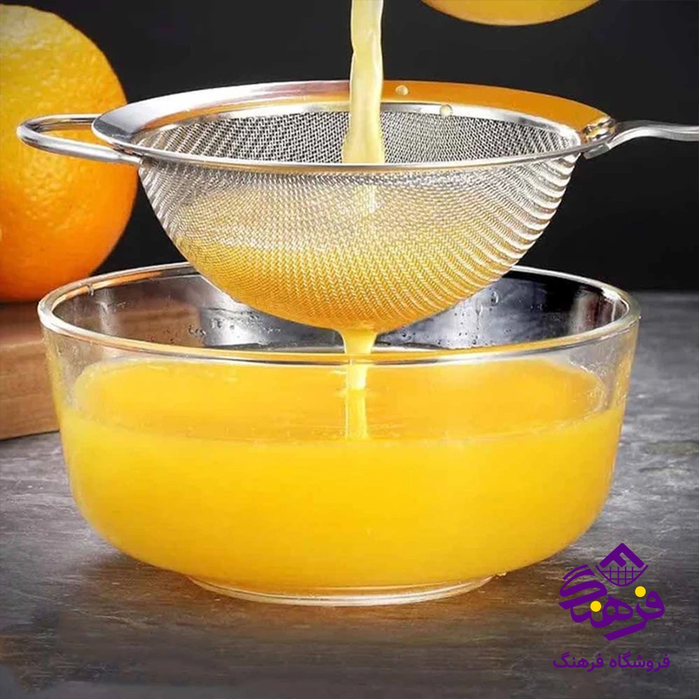 صافي استيل دسته دار 22