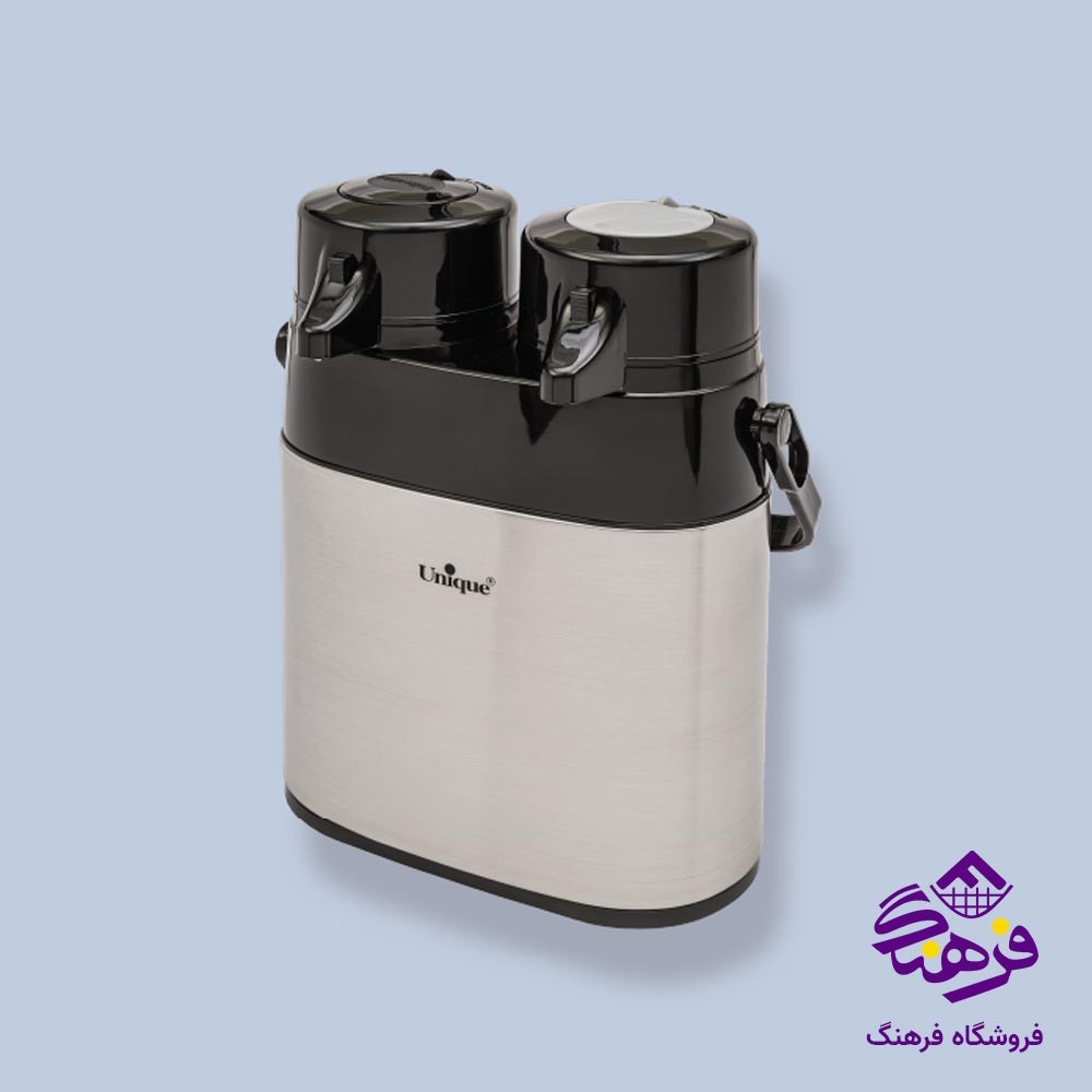 فلاسک دوقلو یونیک استیل 1.3 لیتر 9030