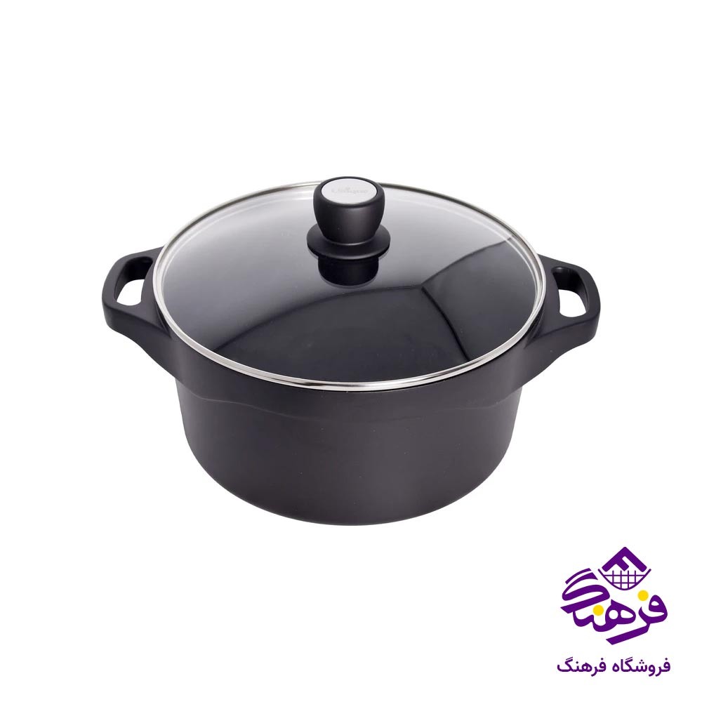 قابلمه گرانیت یونیک دسته سیلیکون سایز 28 کد 8928