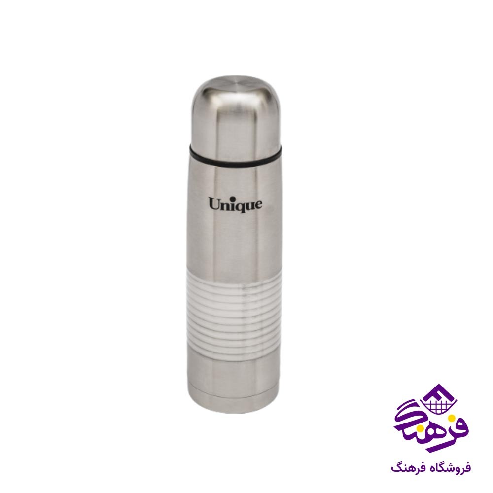 فلاسک یونیک مدل قلمی استیل 0.8 لیتر کد 1987