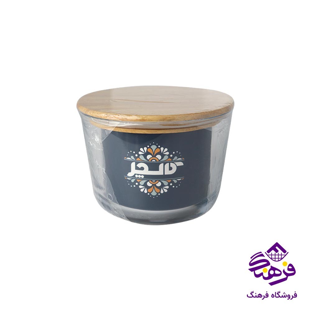 ظرف درب چوبی 1300 میلی لیتر کالچر مدل تورکو