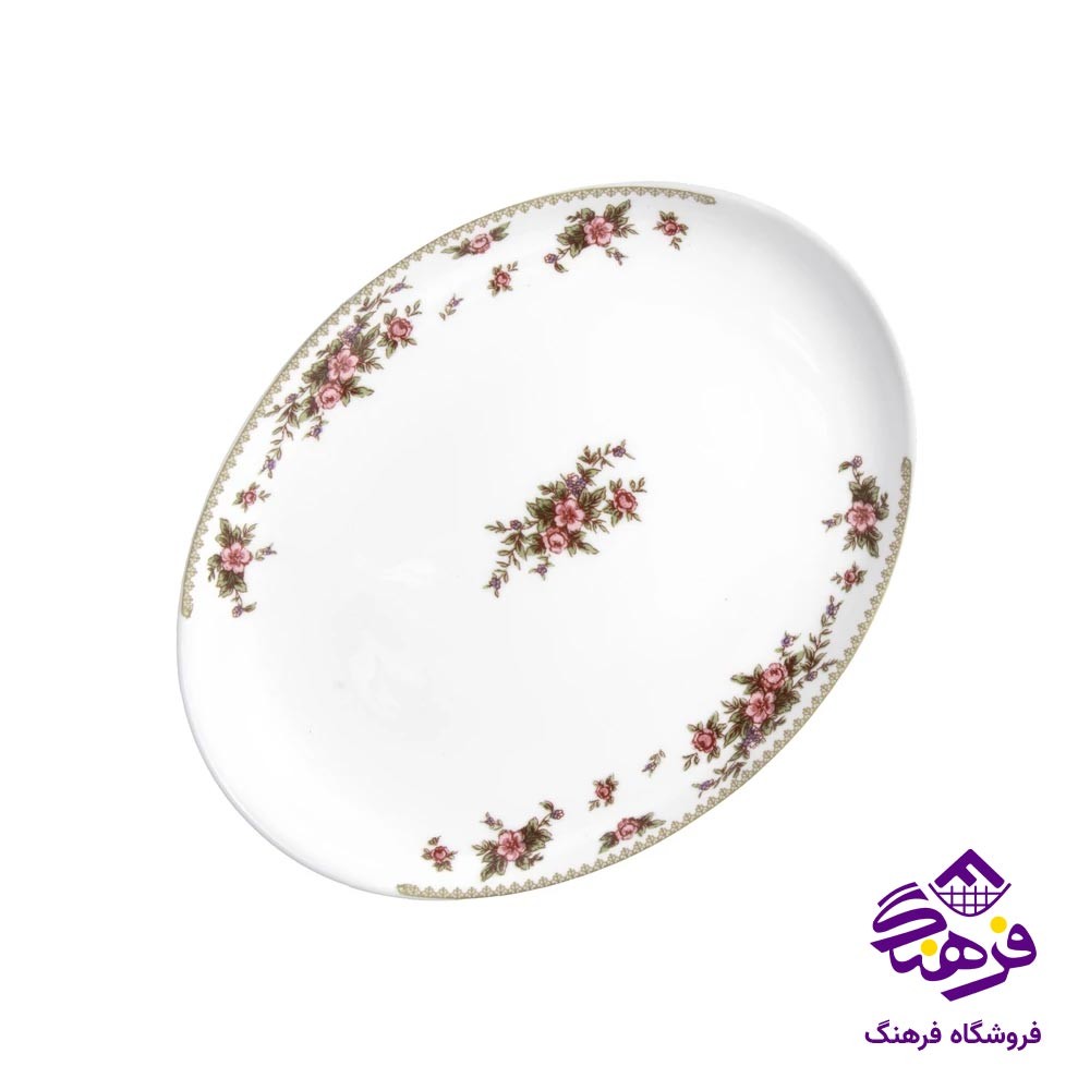 دیس بیضی گلدن اپال مدل دیوالی رز مدرن 