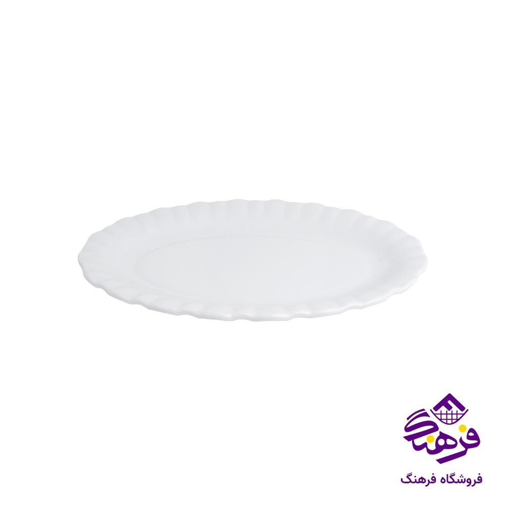 دیس کوچک سفید ملامین مشهد مدل کنگره 311