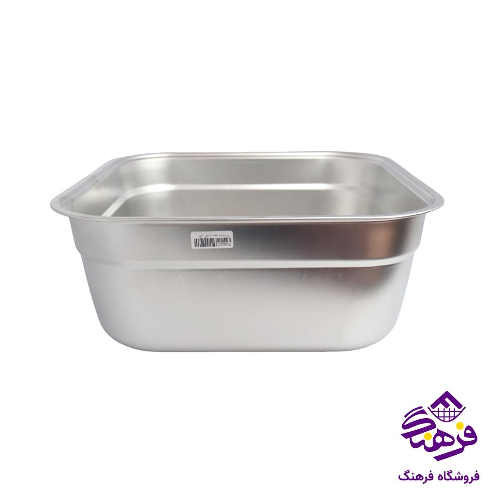 لگن 4 گوش استیل شوالیه سایز 36