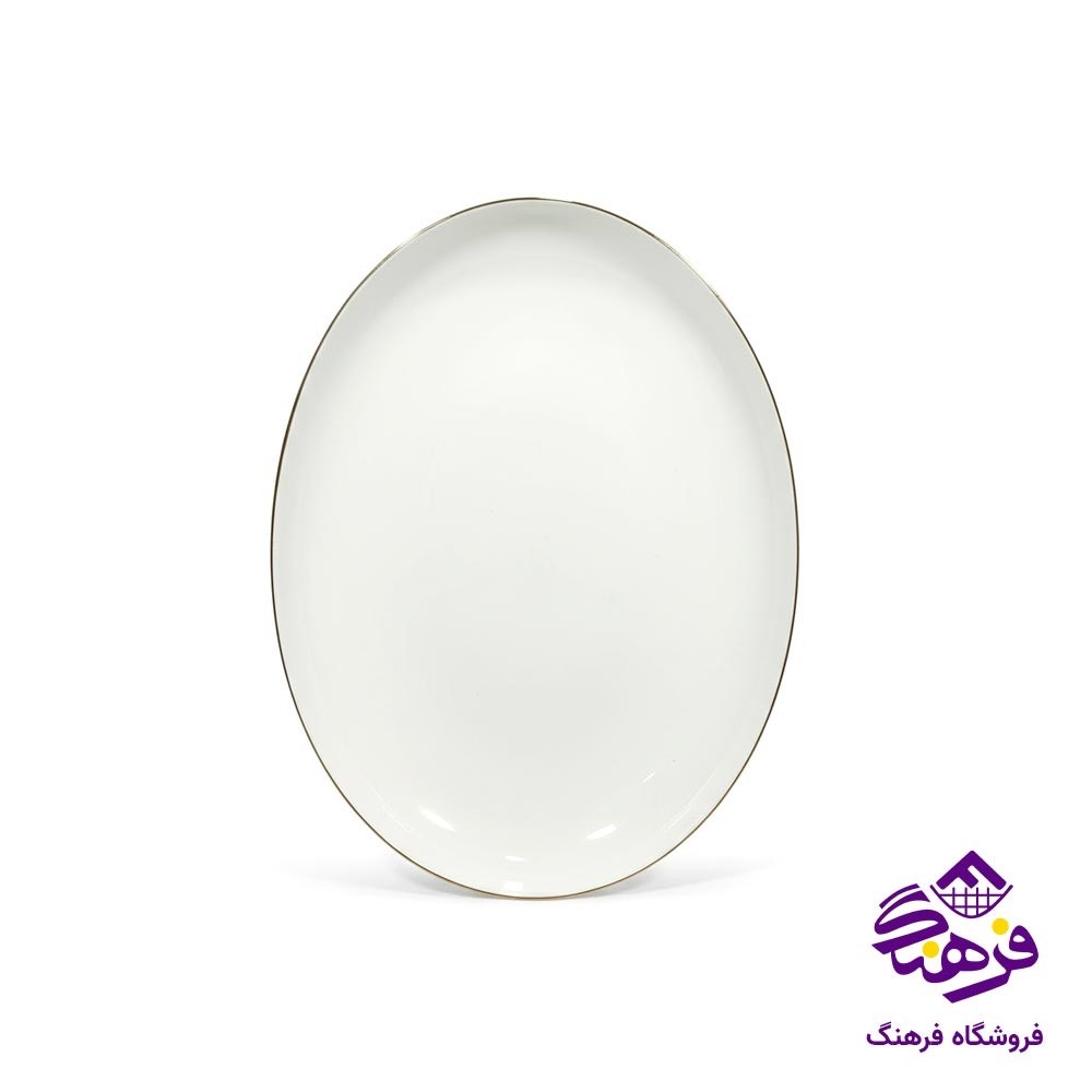 دیس بیضی گلدن اپال مدل دیوالی لب طلا نیو