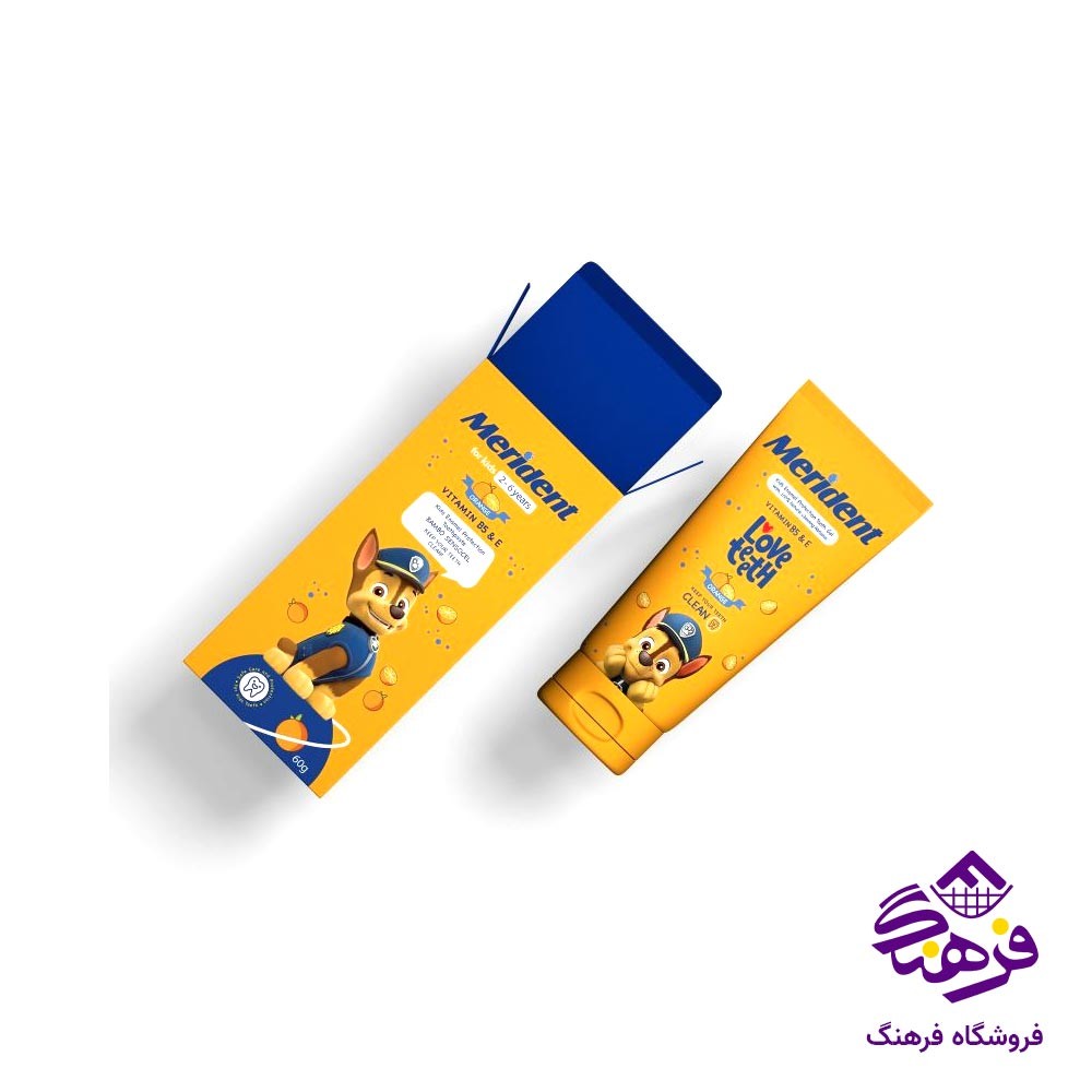 خمير دندان کودک مریدنت با طعم پرتقال 60 گرمی