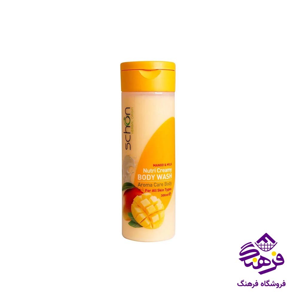 شامپو بدن کرمی شیر و انبه 300 میل شون 3921