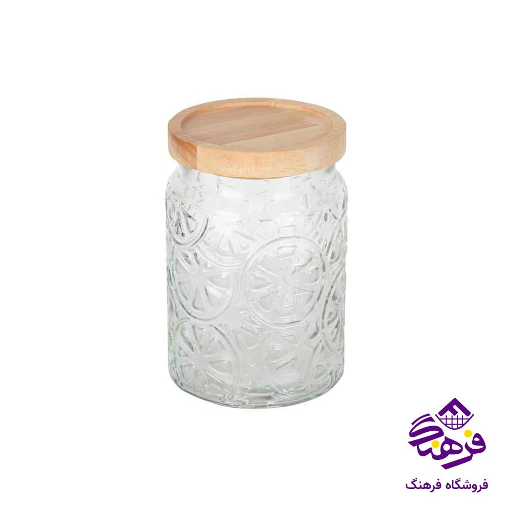 بانکه گرد 1300 میلی لیتر زیباسازان مدل پرتقال 11557