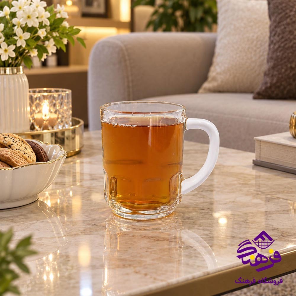 لیوان دسته دار گمین مدل رومینا شیرینگ 719 (6 عددی)