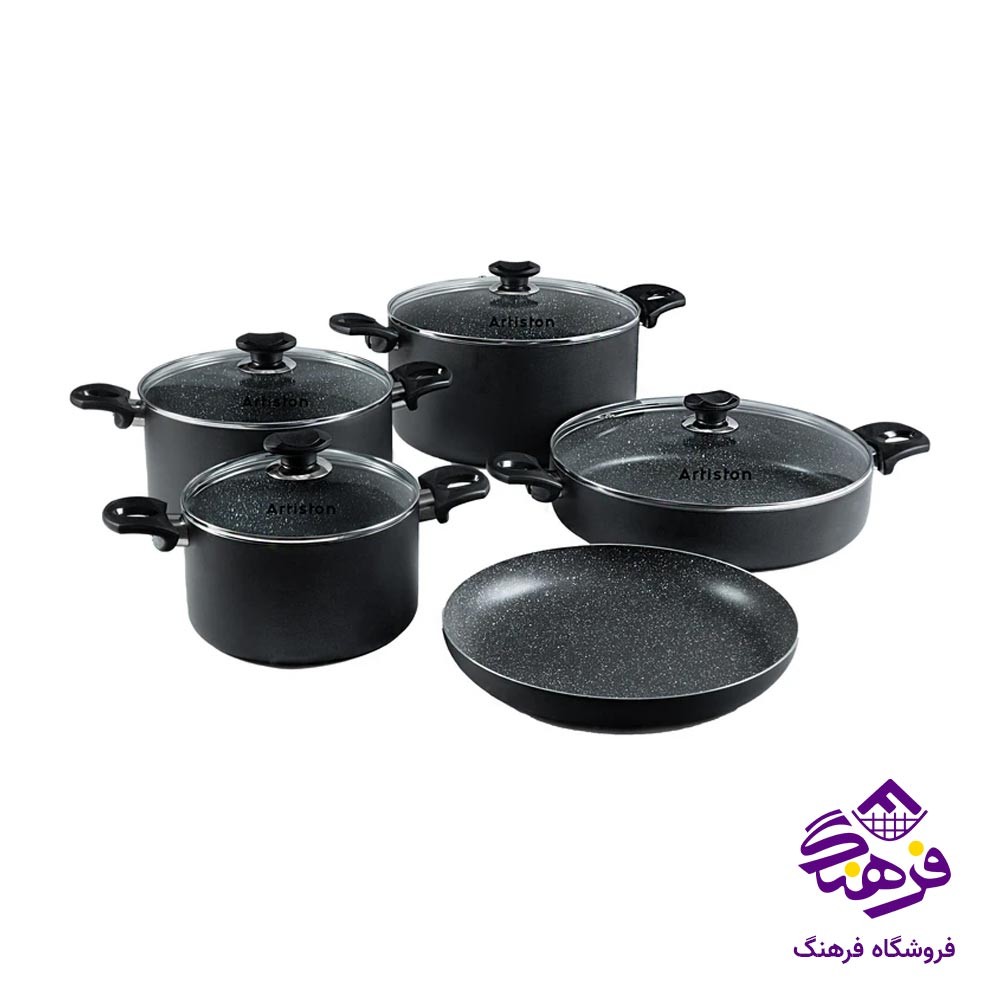 سرویس قابلمه 9 پارچه ارتیستون تفلون 916
