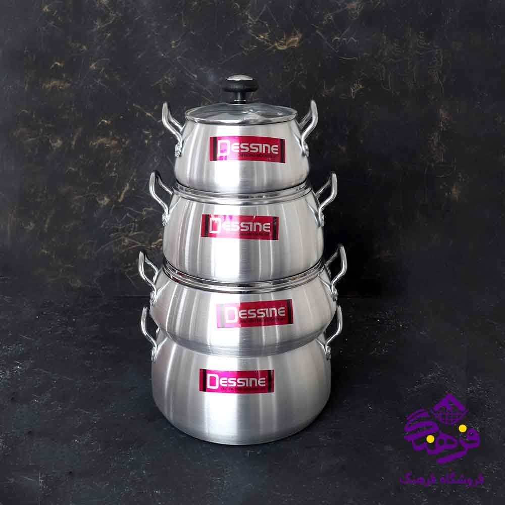 سرویس قابلمه 7پارچه الومینیوم ازمیر اراد