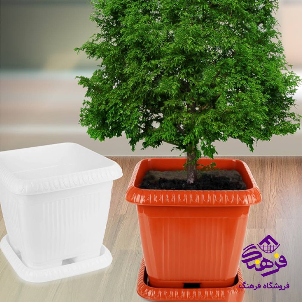 گلدان ایده ال مربع 108