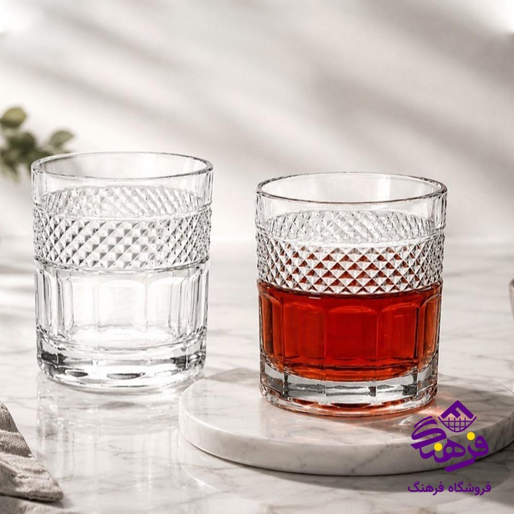 لیوان بلور بیمیکس مدل ویونا 300 میلی لیتر (6 عددی)