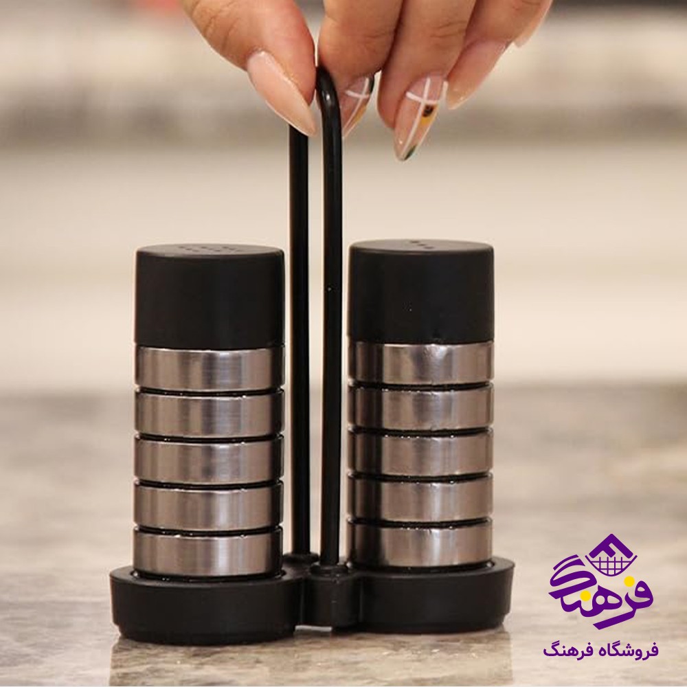 ست نمک و فلفل تایلندی سیلور 6092