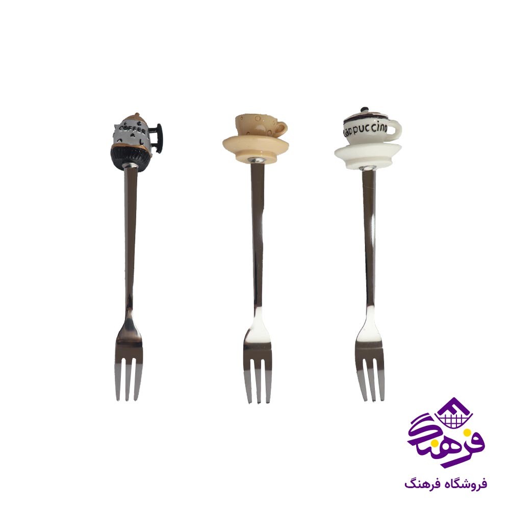 قاشق کافی نقره ای 24