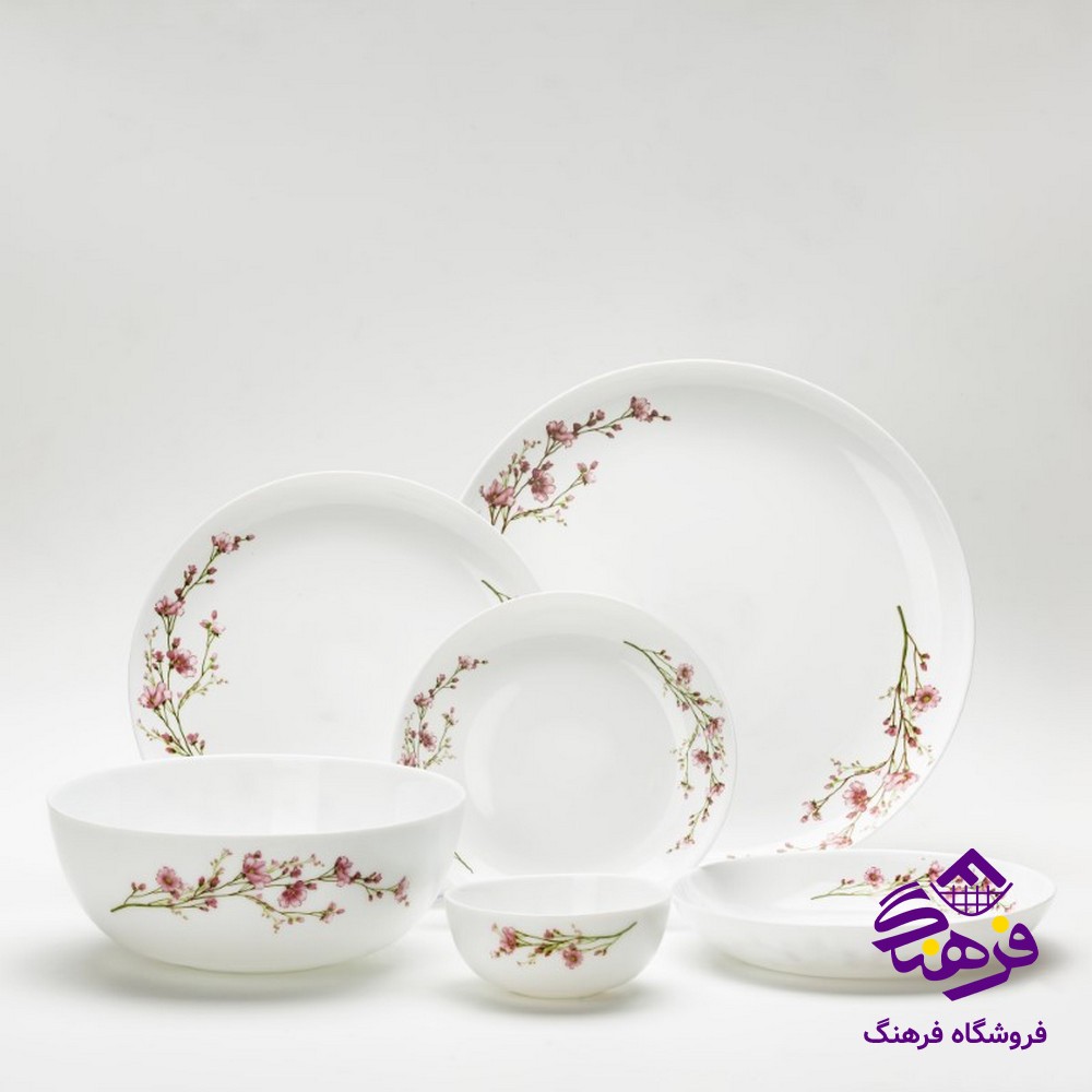 سرویس گلدن اپال 26پارچه دیوالی طرح بهار