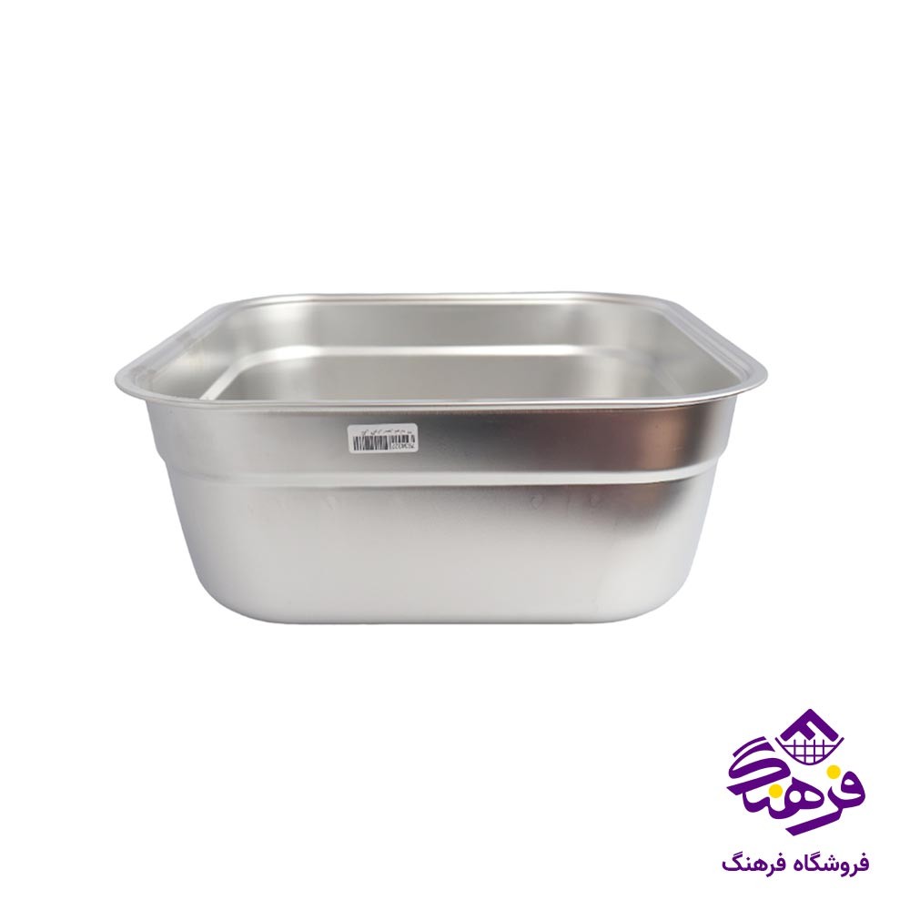 لگن 4 گوش استیل شوالیه سایز 28