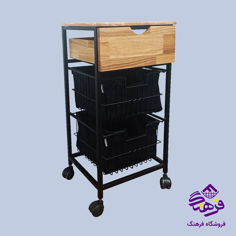 سبد سیب زمینی و پیاز یونیک مدل کشودار 2 طبقه کد 2904