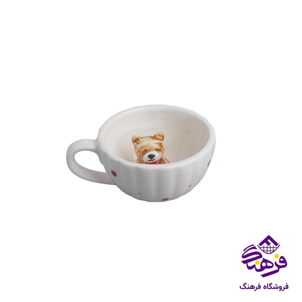 فنجان عروسکی دل کادو