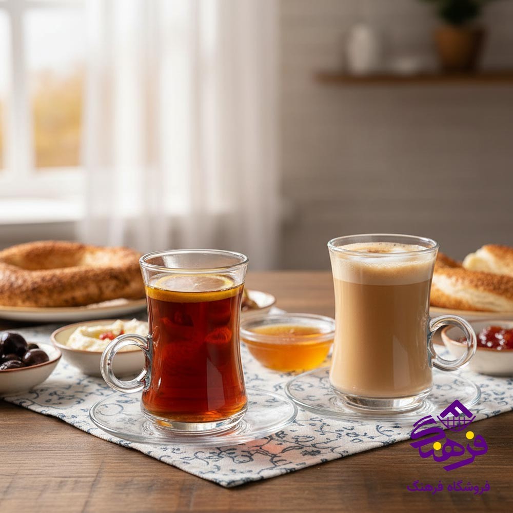 استکان شفاف 105میل دلی ZB341