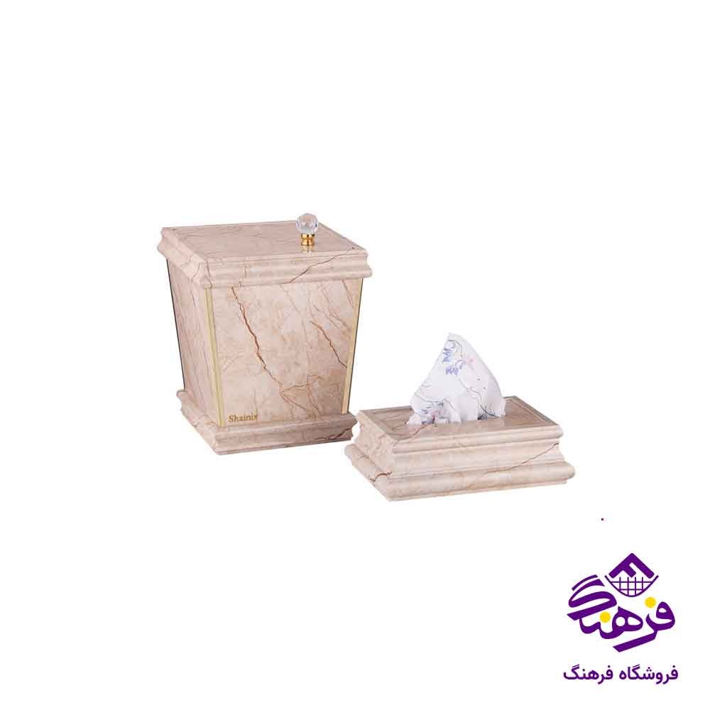 سطل و جادستمال کاغذی طرح سنگ جگری شاینیکس 2003