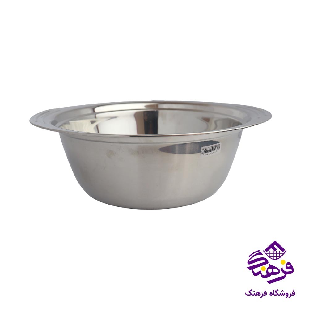 لگن بیضی استیل شوالیه سایز 25
