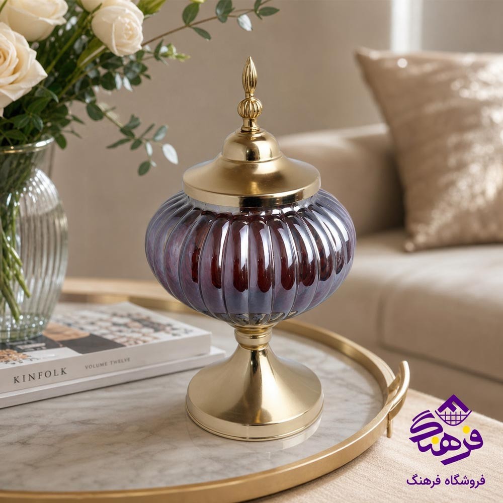شکلات خوری جام سازان مدل دنیز کوچک مشکی 