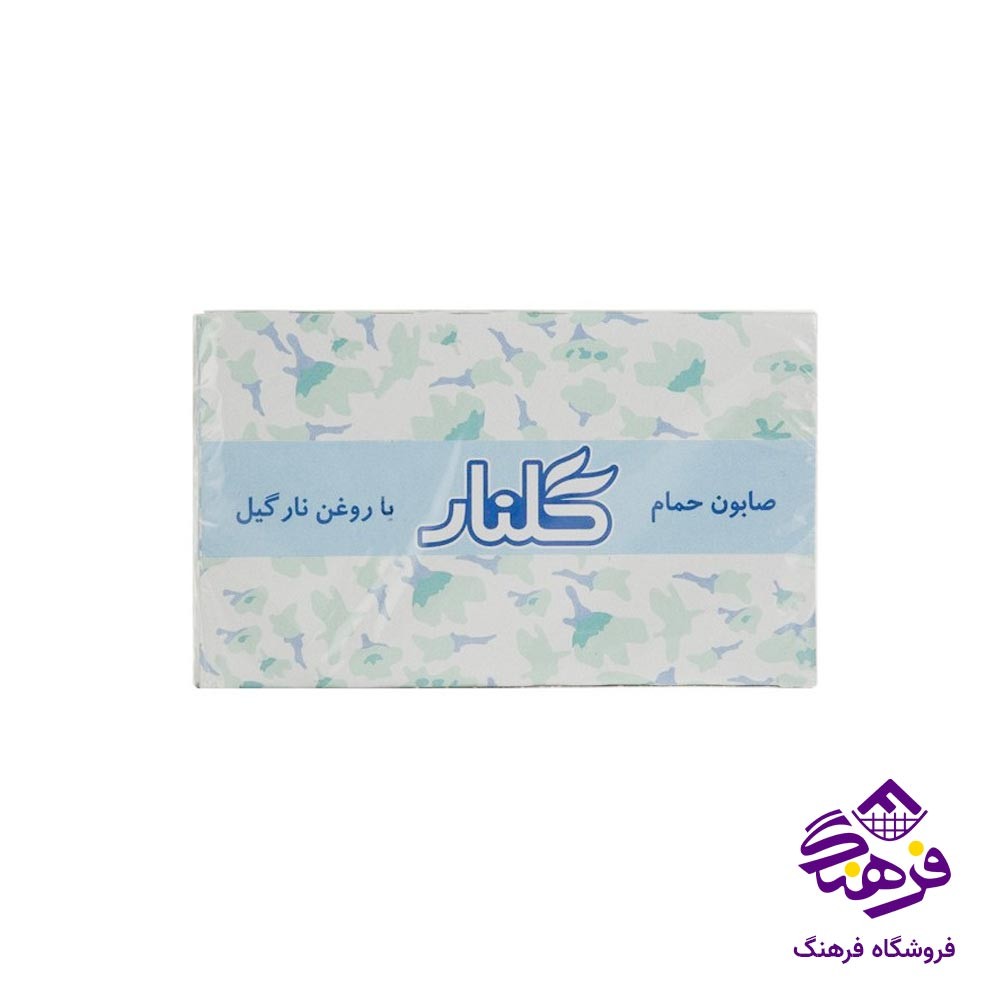 صابون حمام گلنار مدل سبز 130 گرمی (6 عددی)