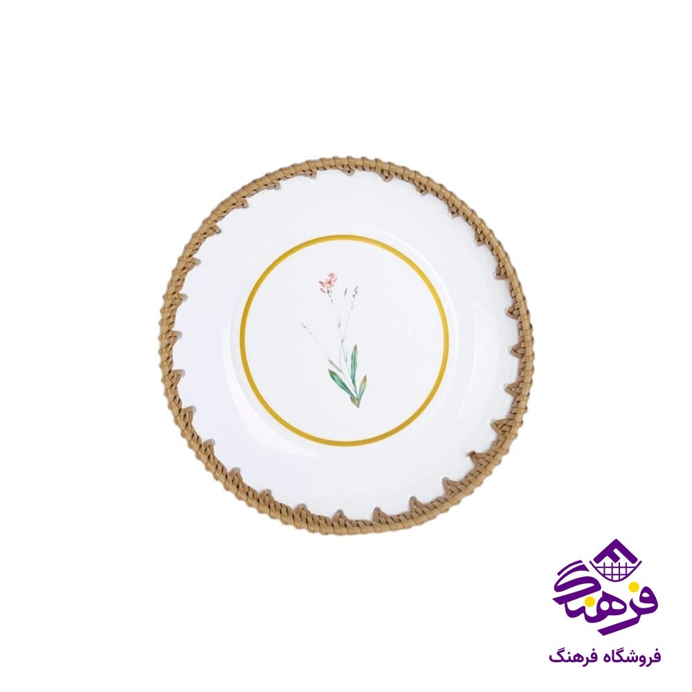 سینی گرد زیباسازان مدل سمفونی کرد سایز 2 کد 51257
