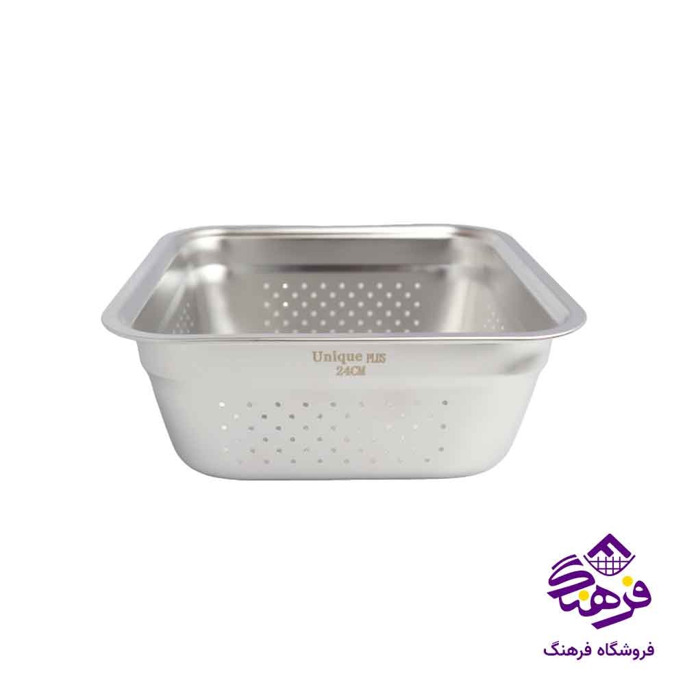 ابکش استیل 4 گوش یونیک پلاس 24