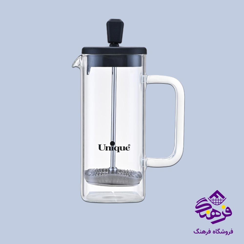 لیوان فرنچ پرس یونیک کد 3011 ظرفیت 350 میلی لیتر