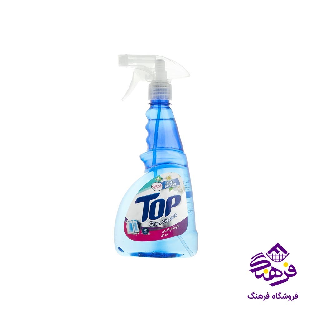 شیشه پاک کن ابی 500 گرمی تاپ