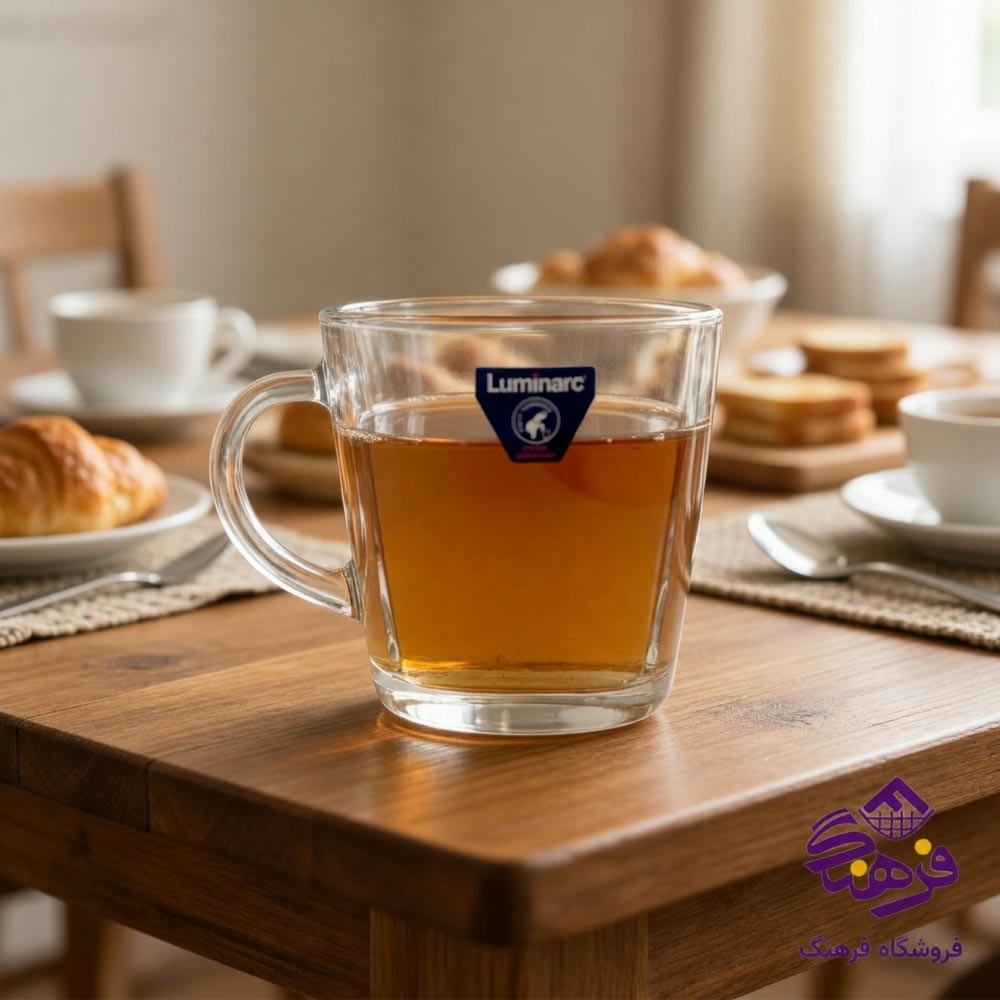 ماگ بلور کاوه مدل استرانگ چاپی