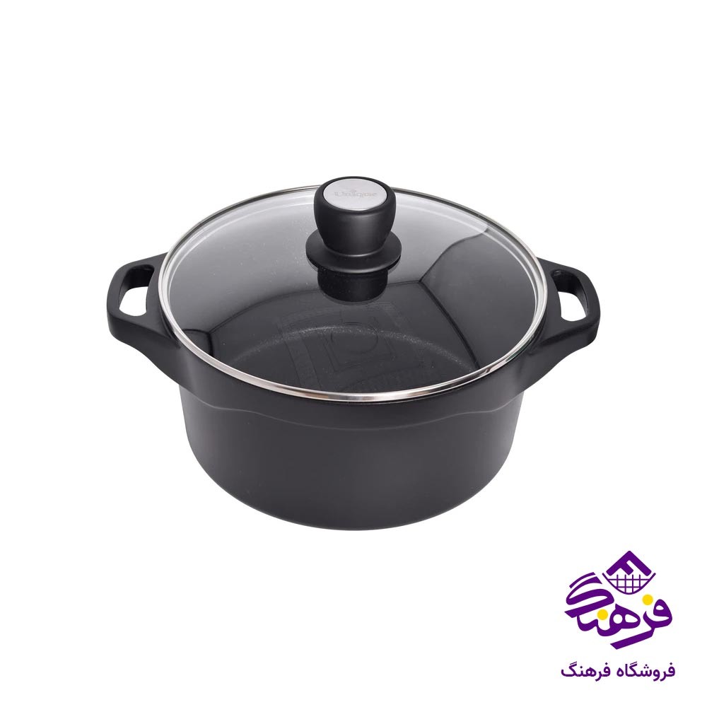 قابلمه گرانیت دسته سیلیکون یونیک سایز 24 کد 8926