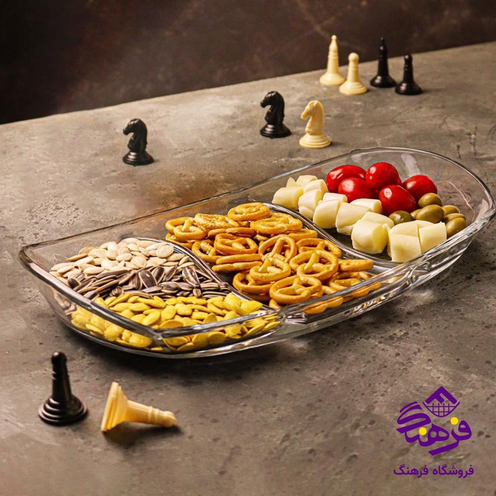 اردو خوری بیضی متوسط نوری تازه مدل مونو 3 خانه