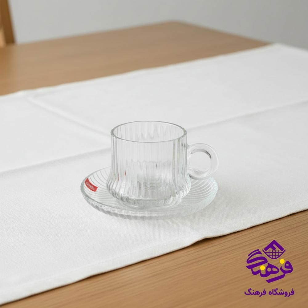 سرویس چای خوری بلور بیمیکس مدل پریمو (6 عددی)