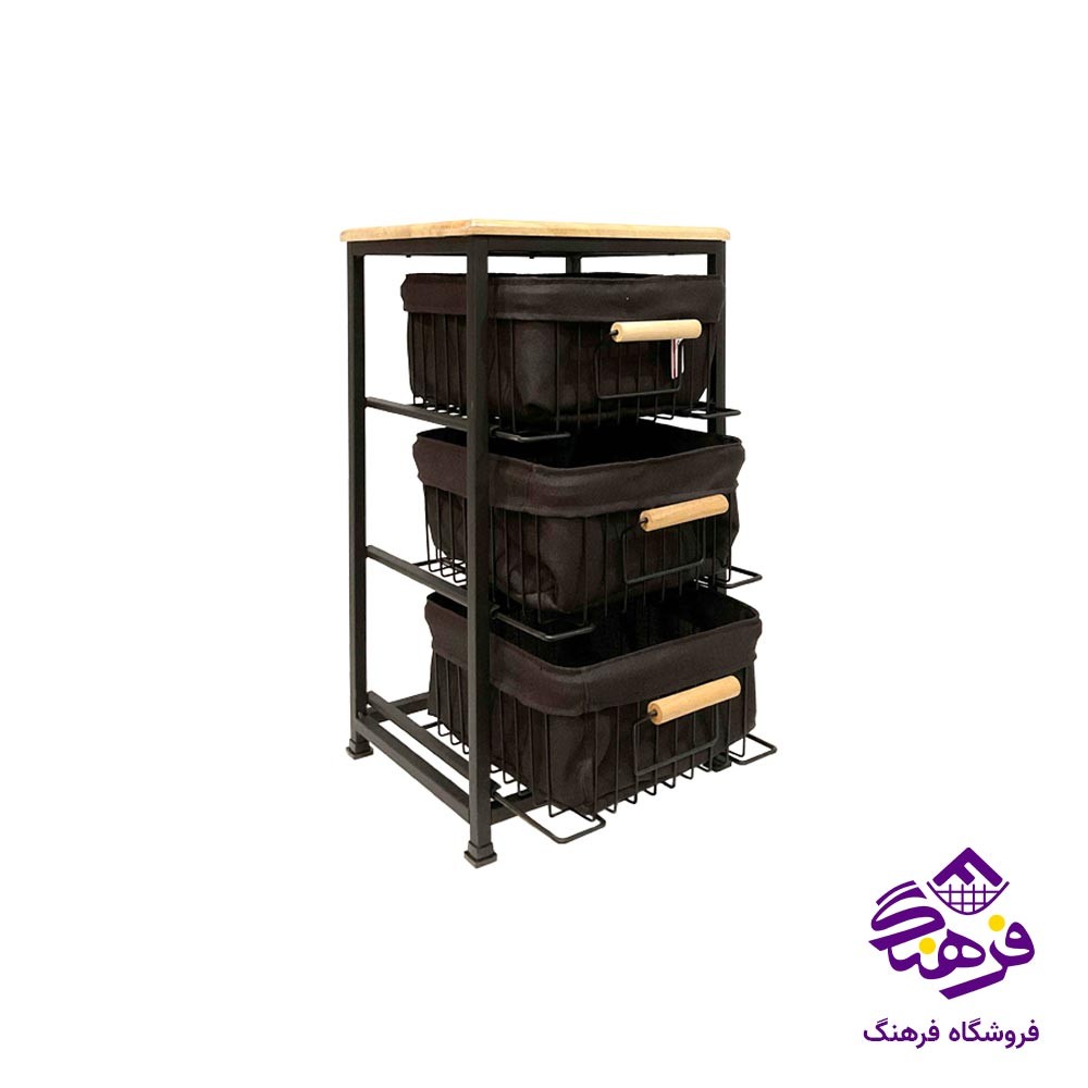سبد سیب زمینی و پیاز یونیک 3 طبقه کد 2978