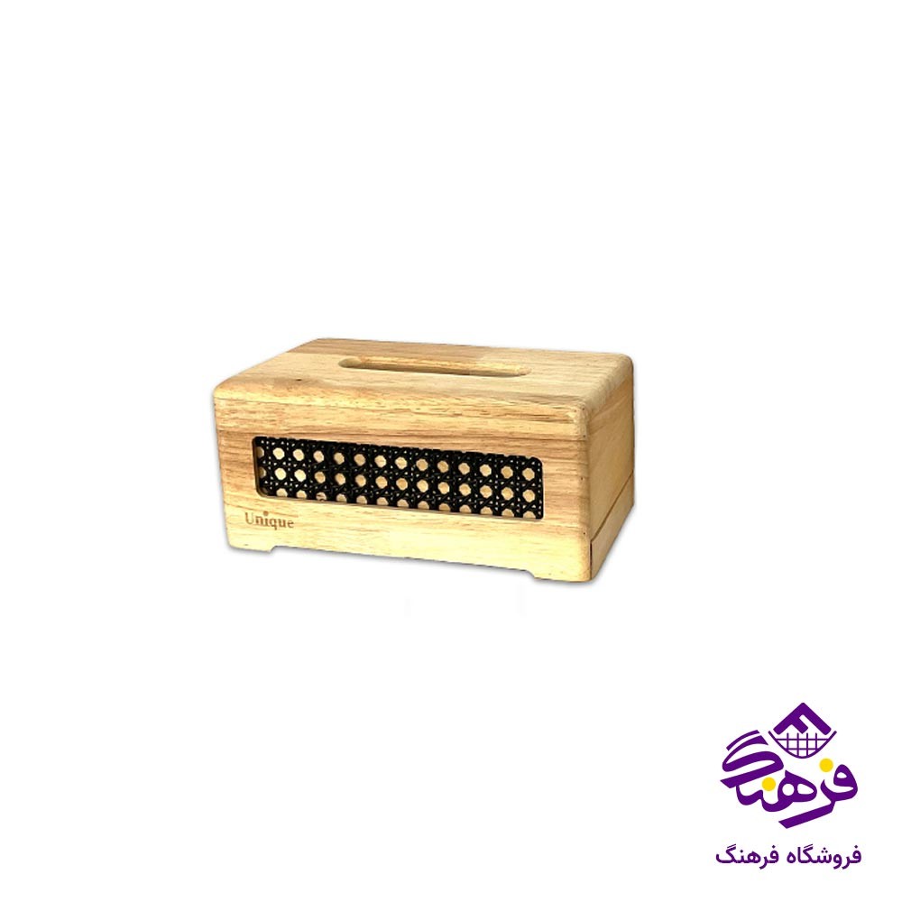 جادستمال کاغذی یونیک مدل چوبی کد 2926