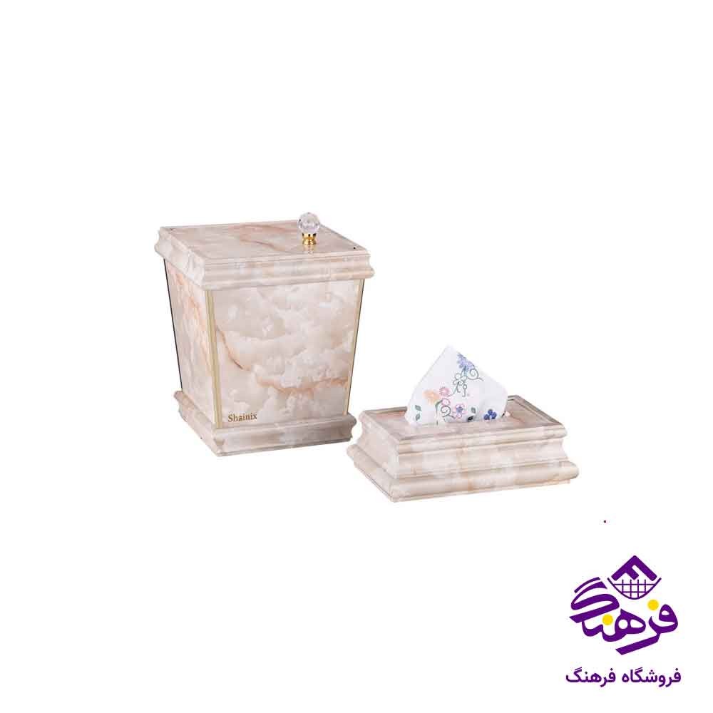 سطل و جادستمال کاغذی طرح سنگ جگری شاینیکس 2003