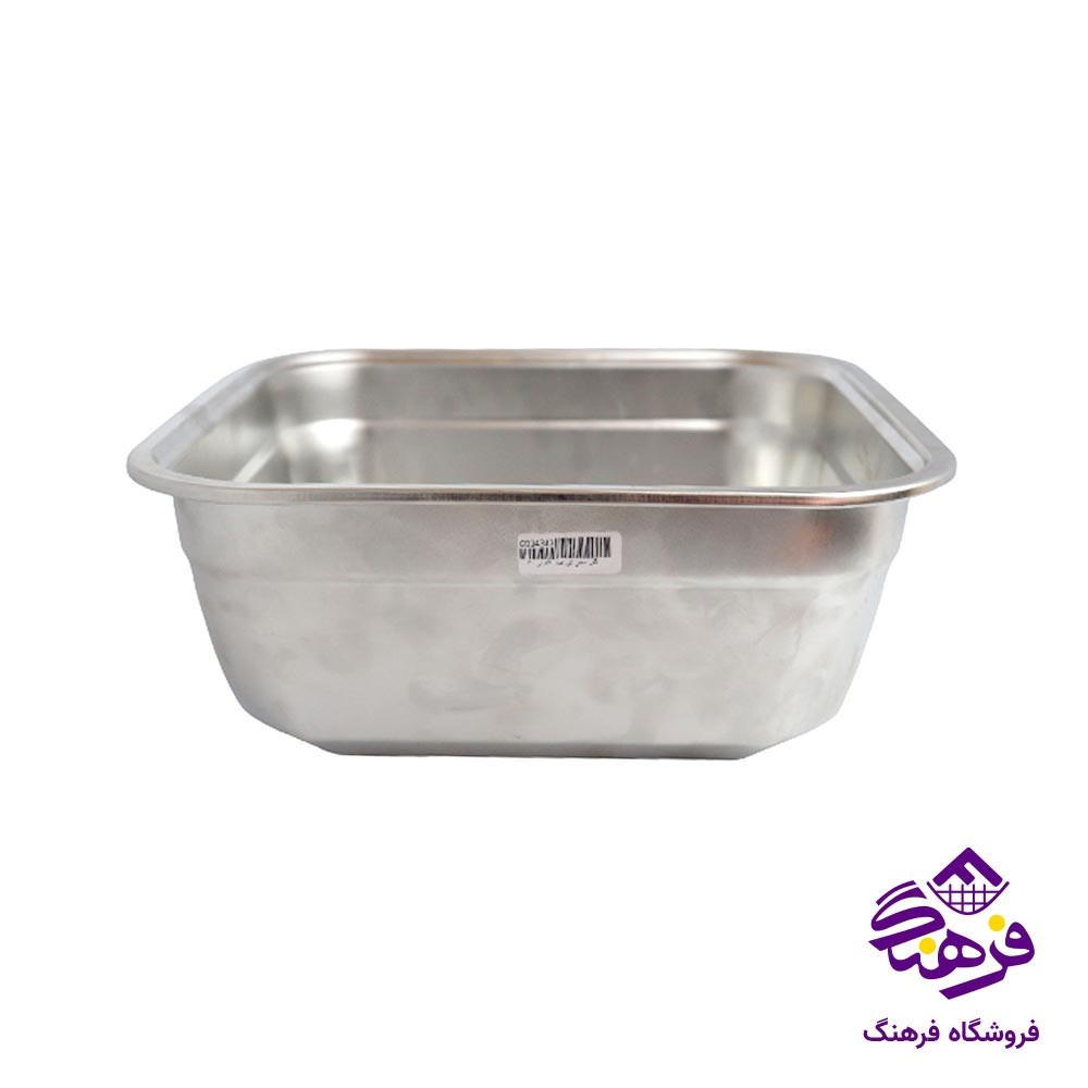 لگن 4 گوش استیل کورکماز 30