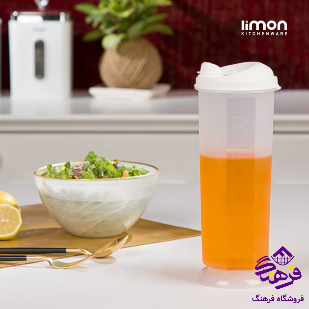 بطری روغن 750 میلی لیتری پایه دار لیمون