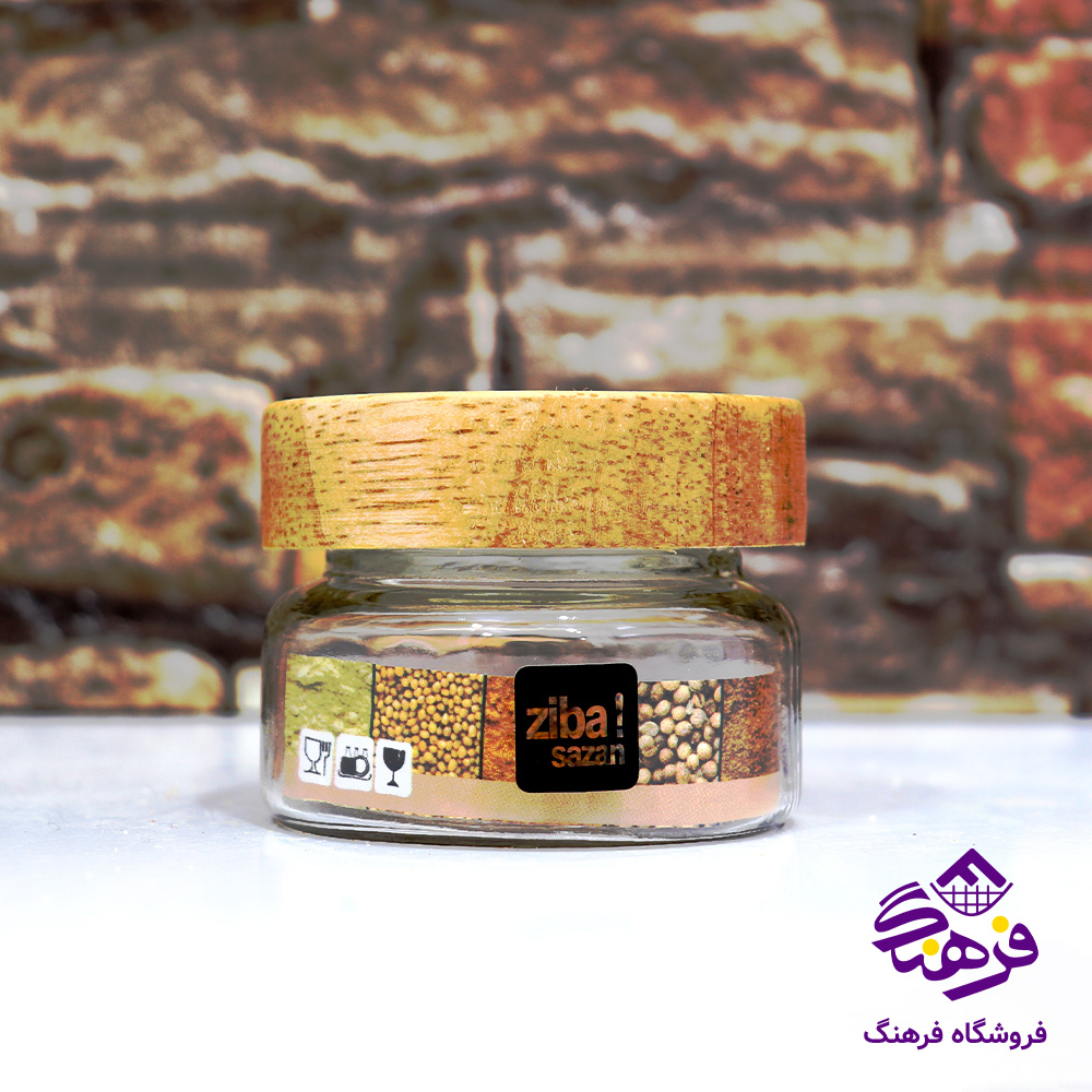 ادویه زیبا دارچین سایز 4 درب چوبی
