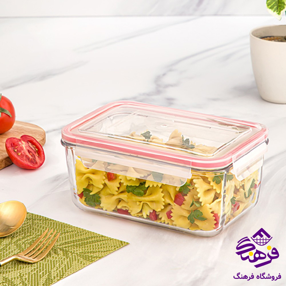 ظرف شیشه ای 850 میلی لیتر لیمون