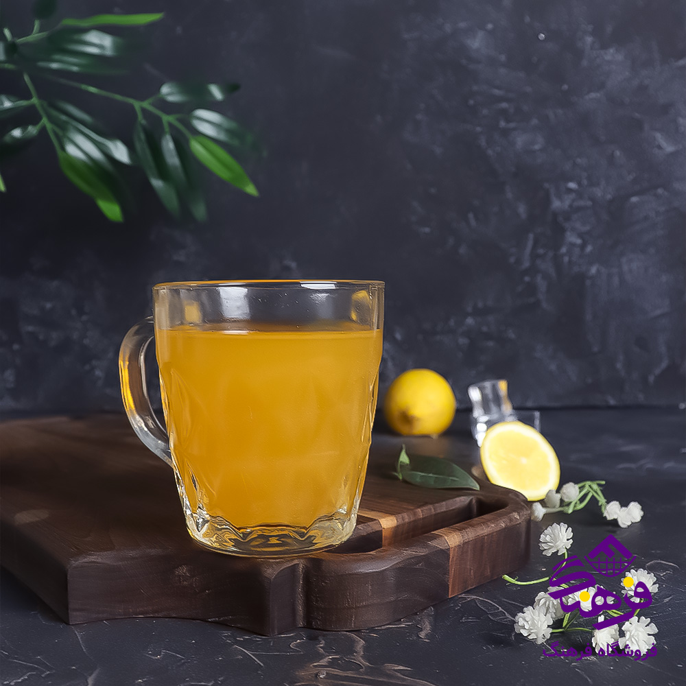 لیوان طرح لویی دسته دار بلور کاوه