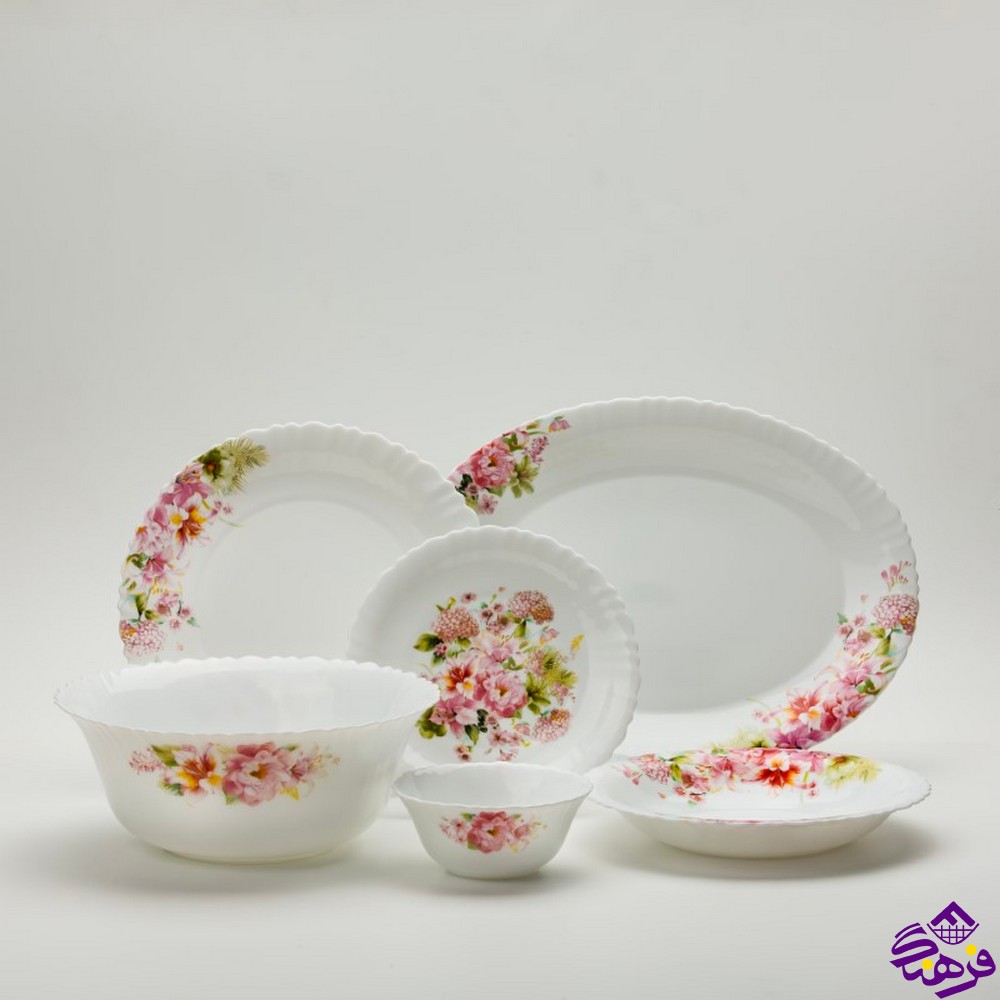 سرویس گلدن اپال 26پارچه کنگره طرح هلن